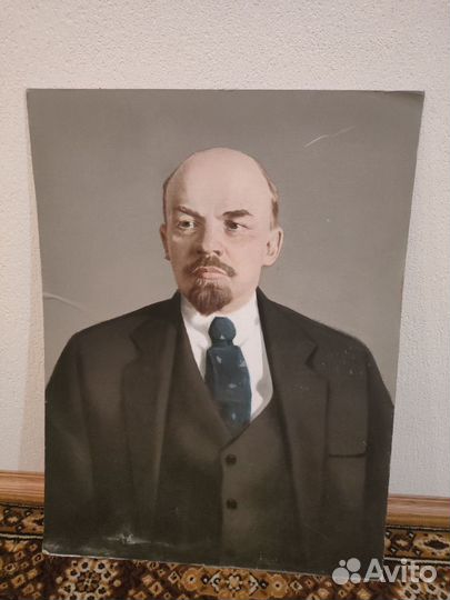 Картина Ленин масло СССР