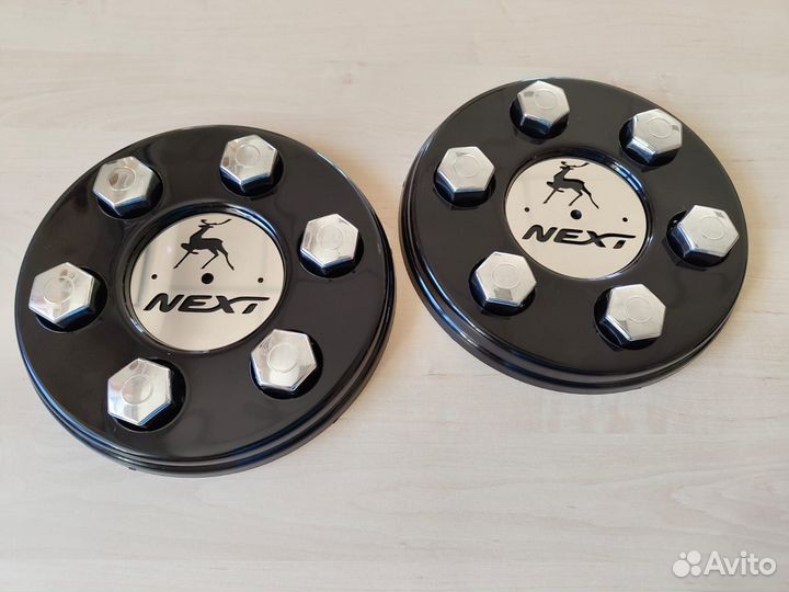Колпаки газель черные + колпачки и хром и вставка