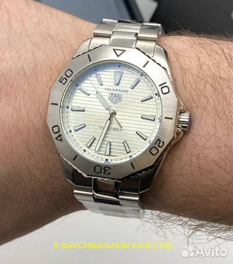 Массивные мужские часы Tag Heuer Aquaracer