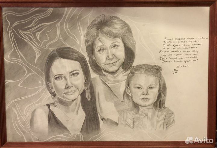 Портрет по фотографии