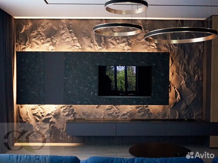 Гипсовые 3D панели Скалы