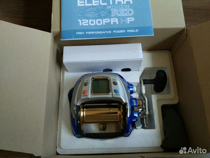 Электрическая катушка для ловли трески