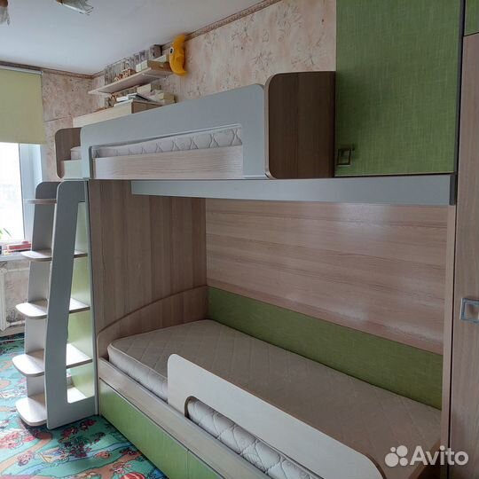 Детская двухярусная спальня