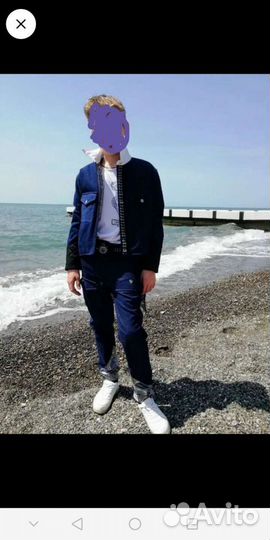 Джинсовый костюм на выступление