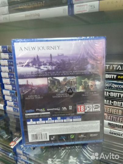 Metro Exodus диск PS4