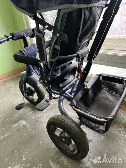 Детский велосипед с родительской ручкой