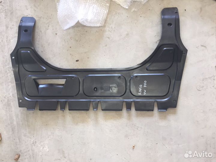 Защита переднего бампера Фольксваген поло 5