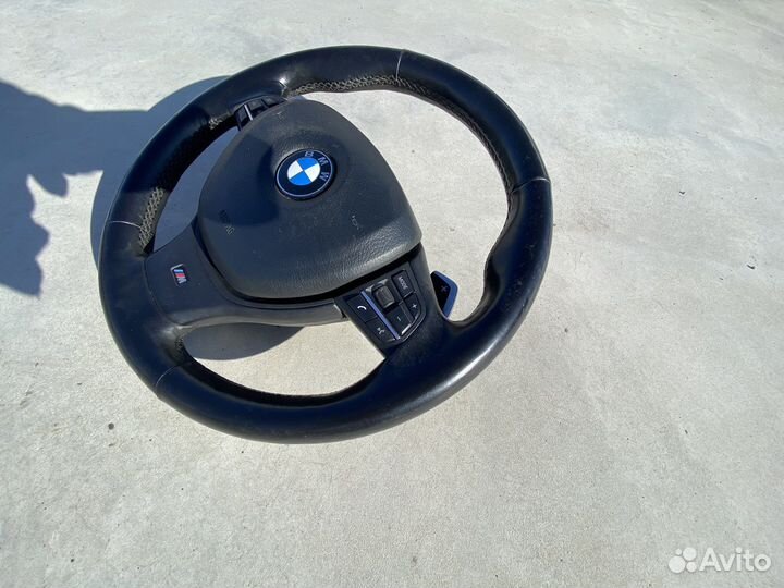 М руль bmw f10 с подогревом, лепестками, вибрация