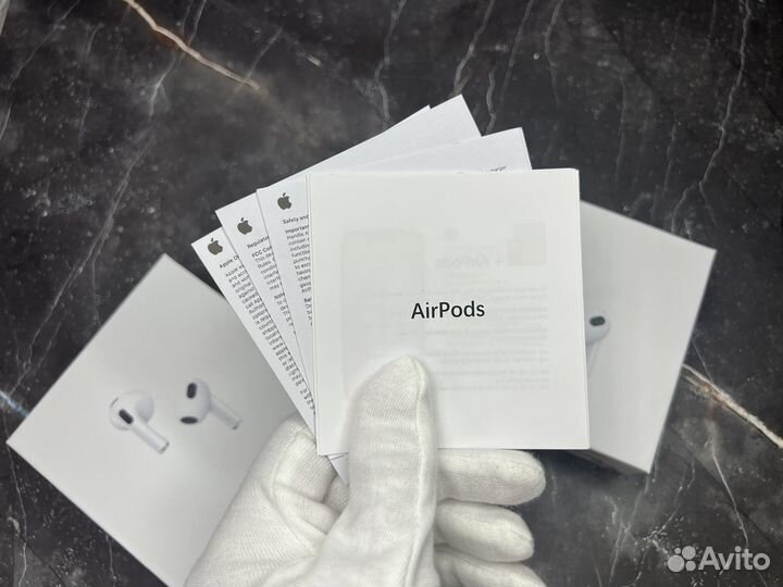 AirPods 3 NEW (гарантия+чехол)