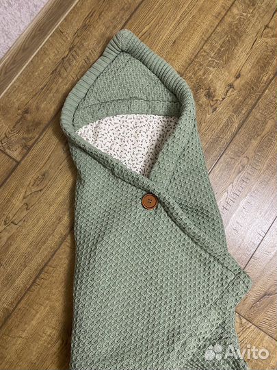 Конверт-плед на выписку loomknits