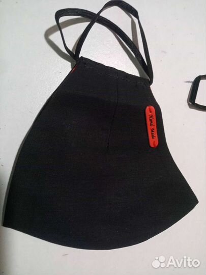 Маска медицинская черная