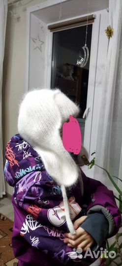 Шапка ушанка женская