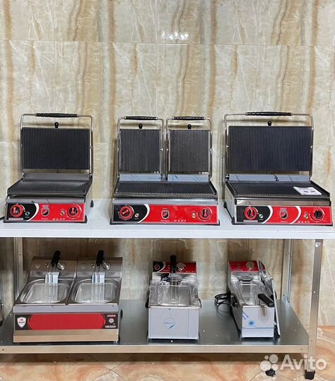 Гриль прижимной для шаурмы