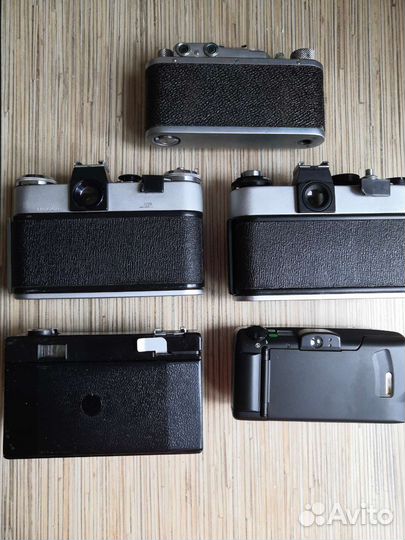 Фотоаппараты пленочные, на запчасти