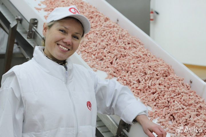 Упаковщик/Разнорабочий на мясокомбинат Вахта