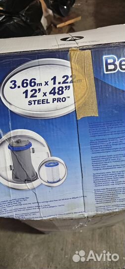 Каркасный бассейн bestway steel pro