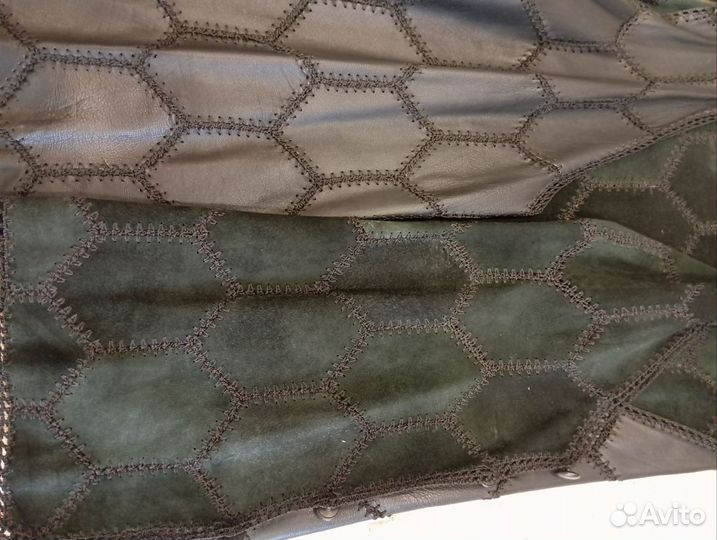 Жилетка женская кожаная