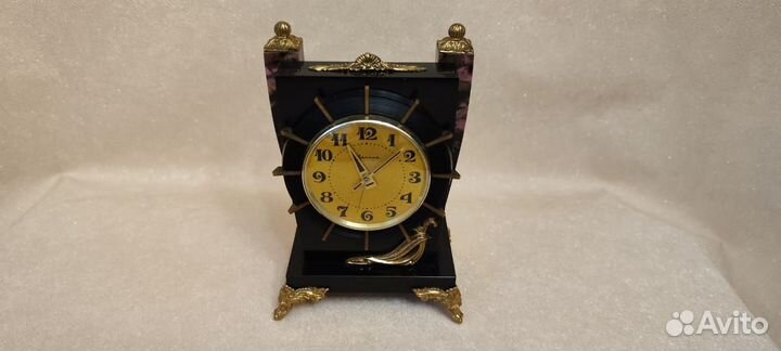 Часы настольные, механические, Молния, СССР