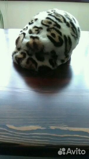 Шапка норковая эксклюзивный фасон новая