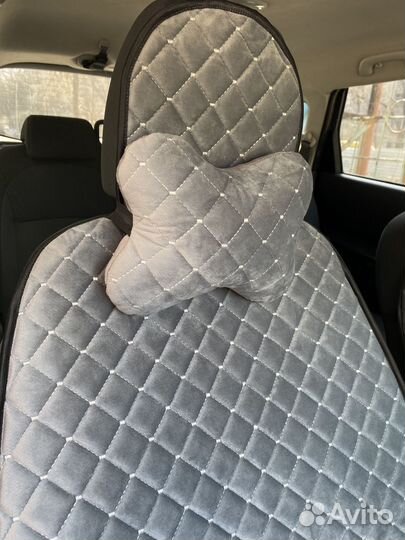 Подушки автомобильные велюр