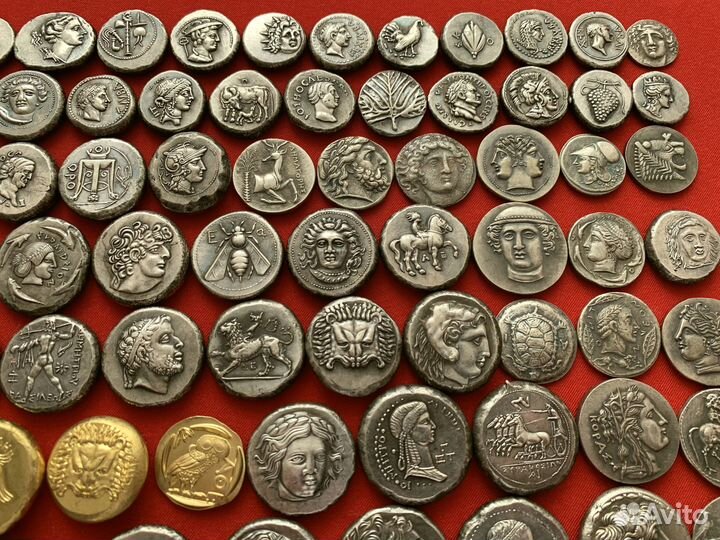 180 античных монет с Vll в.до н.э-V век н.э.Копии