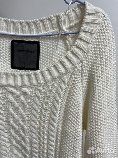 Свитер белый женский 44