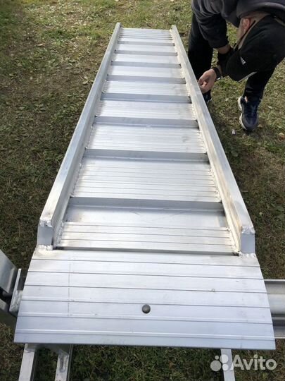 Сходни трапы аппарели из алюминия, производство