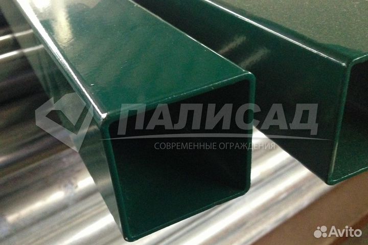 Столб профильный 60х40 для еврозабора,3D панели