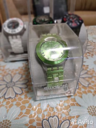 Часы Swatch новые (хронограф)