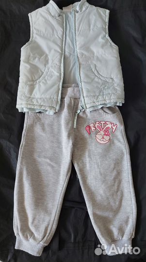 Жилетка (92) и штаны (98) и другая одежда