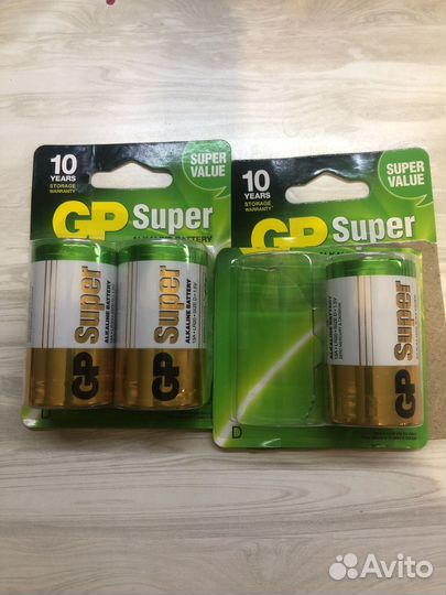 Батарейки GP Super LR20