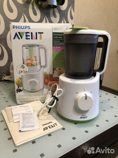 Блендер-пароварка Philips Avent 2-в-1