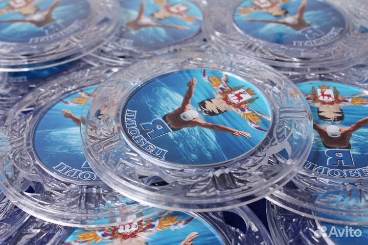 Медали спортивные для различных видов спорта