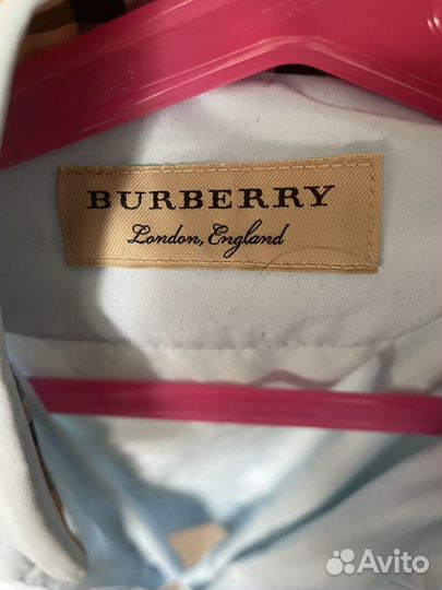 Burberry рубашка мужская оригинал