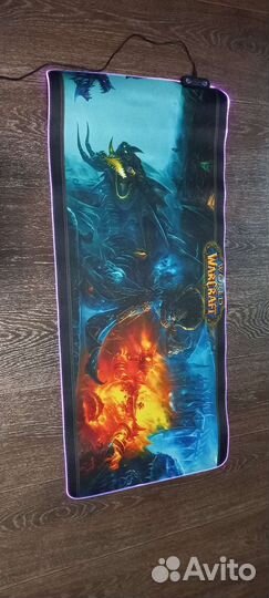 Игровой коврик для мыши с подсветкой