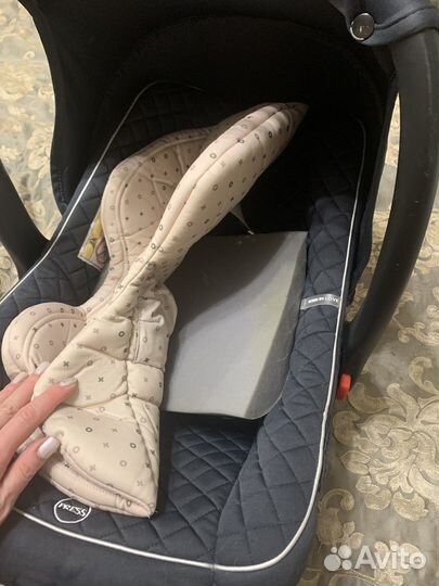 Автолюлька с вкладышем Happy baby