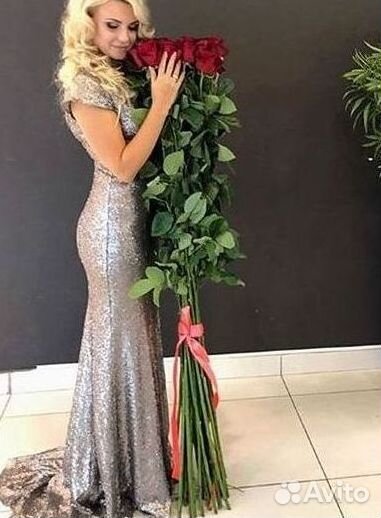 Метровые розы Доставка цветов