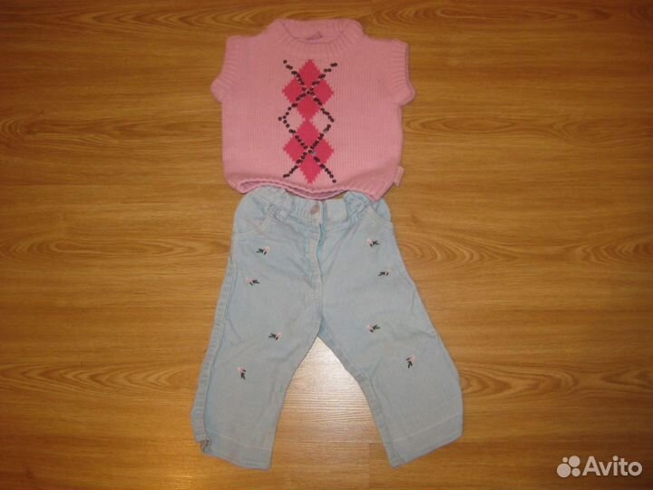 Костюм для девочки 6-9мес. Б/у в отл. сост. Польша