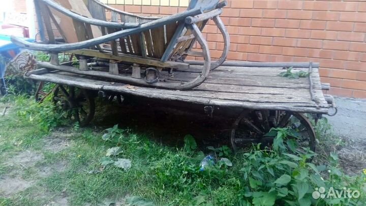 Продам телегу и сани старинные