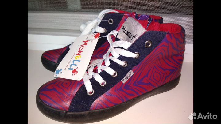 Кеды ботинки Monelli новые