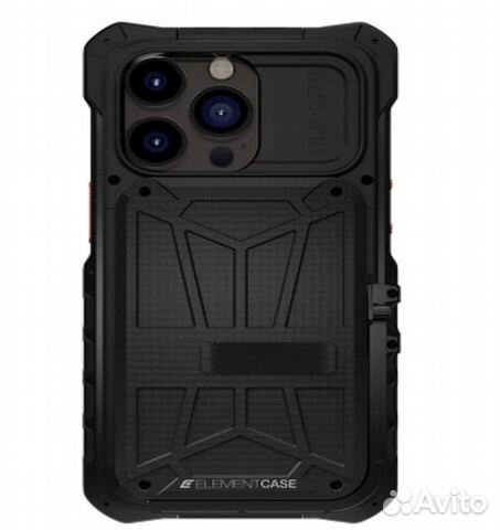 Чехол 14 Plus 14 Pro Max Element Case black OPS X5
