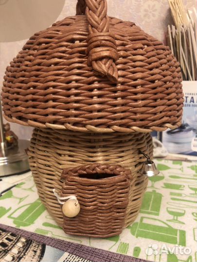 Плетеный домик-грибок