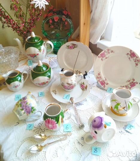 Посуда фарфор, гдр,Чехия,Хайта, лфз,Дулево СССР