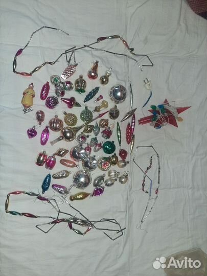 Новогодние игрушки СССР советские