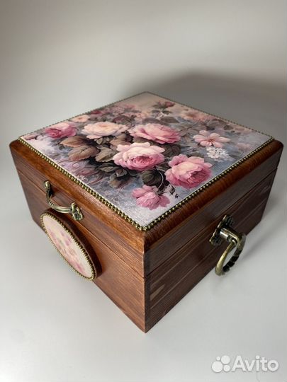 Шкатулка декупаж 