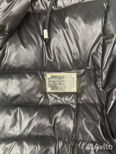 Dolce gabbana пуховик оригинал