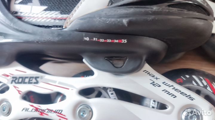 Роликовые коньки детские раздвижные Roces Yuma Boy