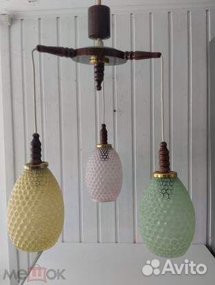 Люстра ГДР Ананас Винтажная