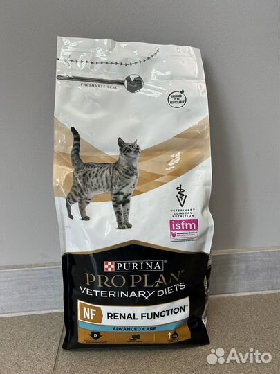 Корм для кошек pro plan renal 1,5 кг