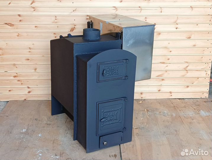 Печь для бани с одогревом предбанника